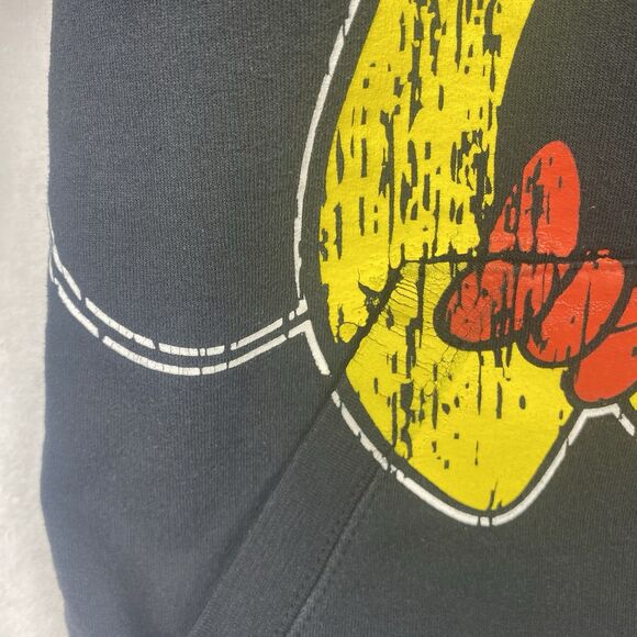 Disney Minnie Mouse Sweater Womens Medium Black Red Hoodie Sweatshirt Pullover - Picture 5 of 10